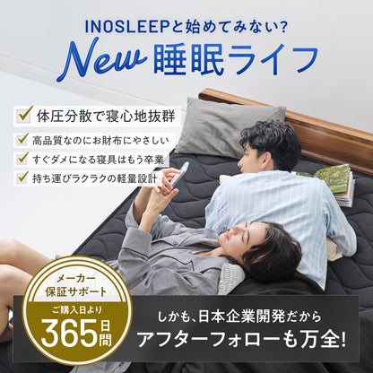 【高い通気性と体圧分散】三つ折りマットレス タイプB 高通気×体圧分散3層