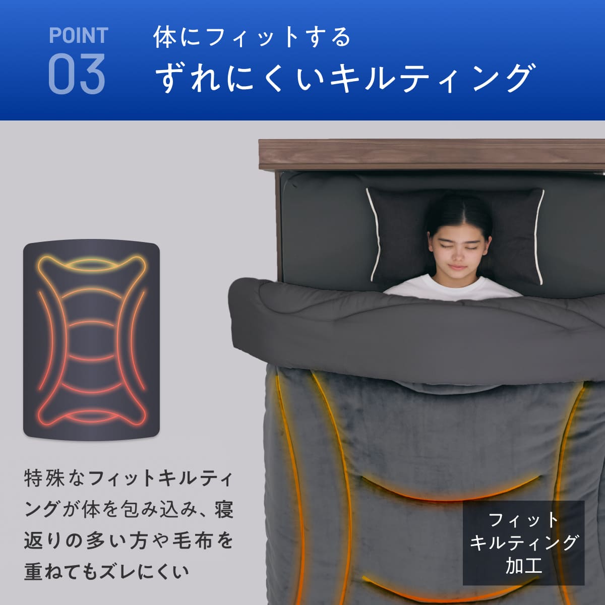 【毎日の眠りを快適にする肌触りと保温力】アルミフランネル掛け布団